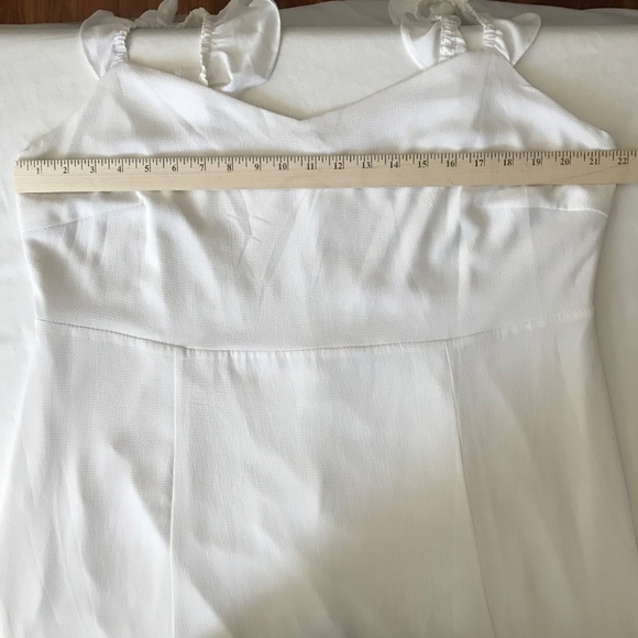 AND NOW THIS Ruffled Midi Dress Fit & Flare White Women’s Plus Size 2X - Picture 13 of 16
